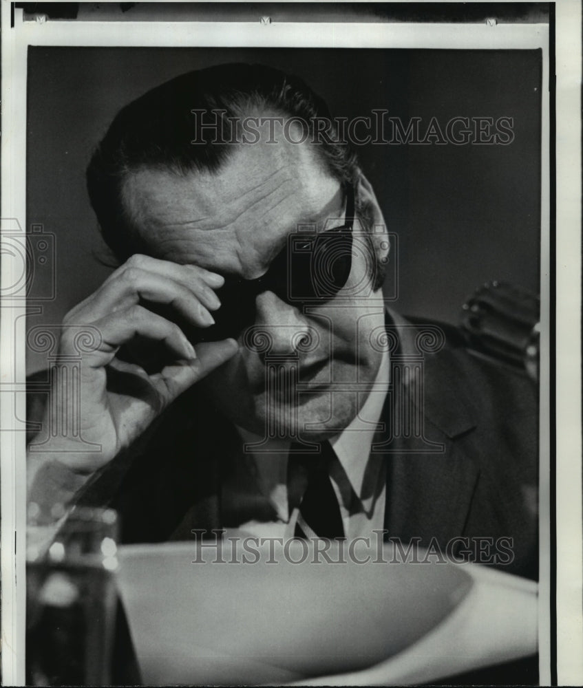 1971 Press Photo Admitted confidence man, Edward H. Wuensche, Washington DC- Historic Images