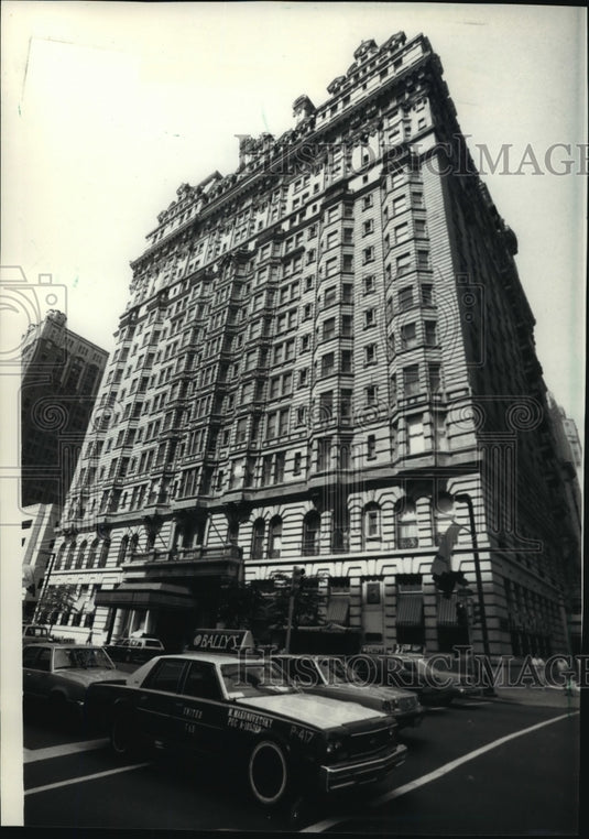 1986 Press Photo Bellevue Stratford Hotel, where Legionnaries' disease broke out- Historic Images