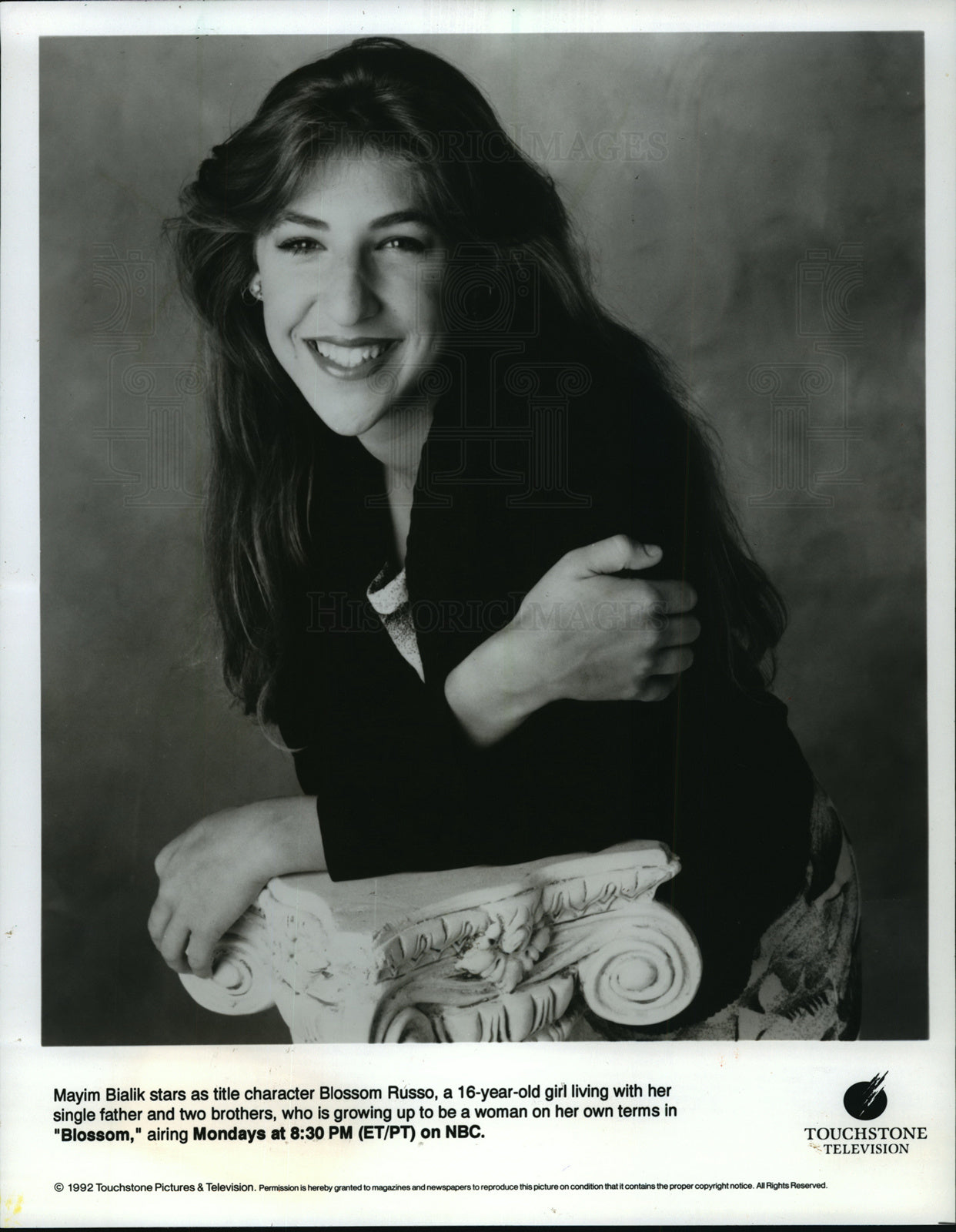 1993 Press Photo Mayin Bialik in Blossom started TV's tween trend - mjx00283- Historic Images
