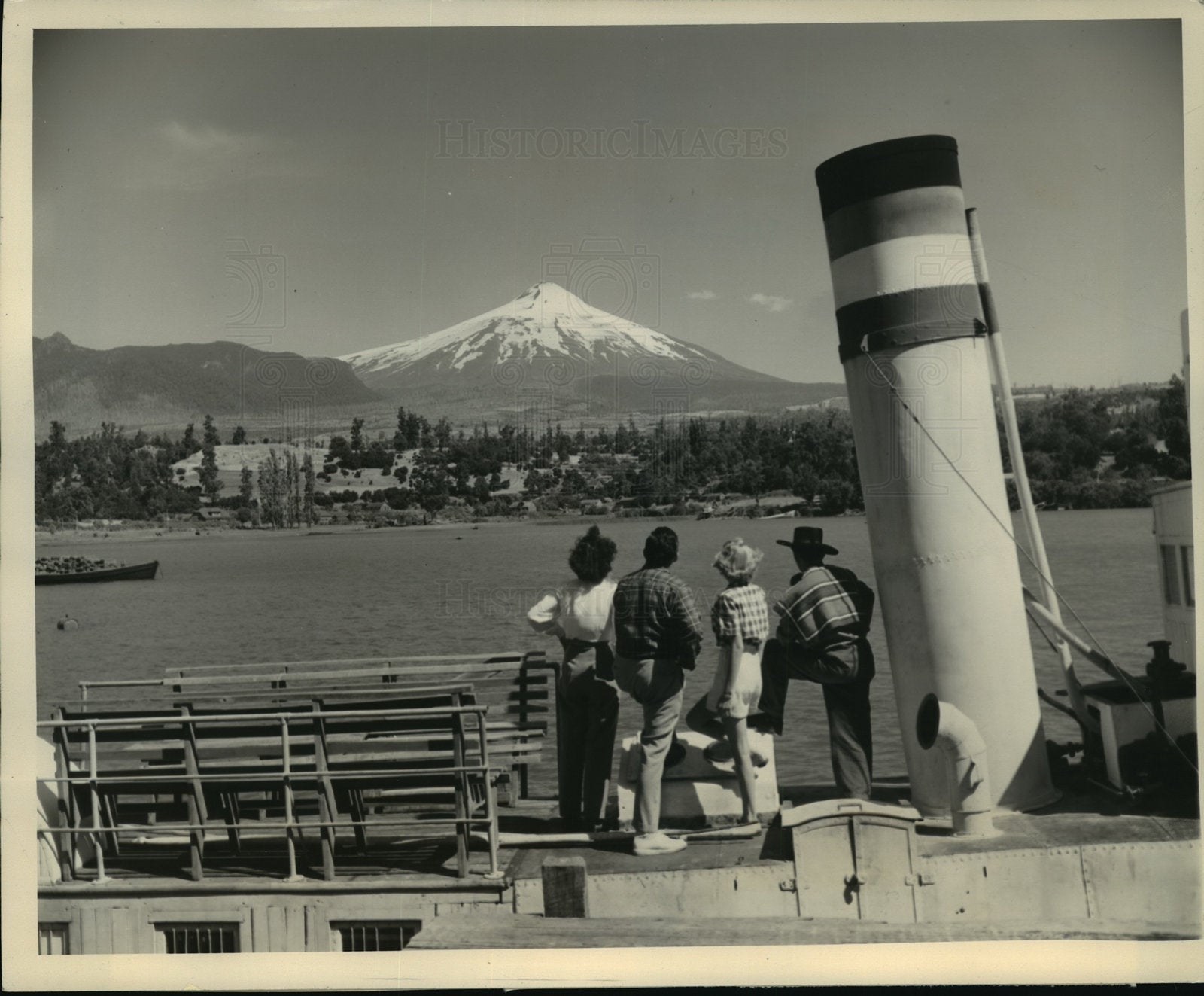 1987 Press Photo Andes the Chilean lake region, offers rushing rivers with trout