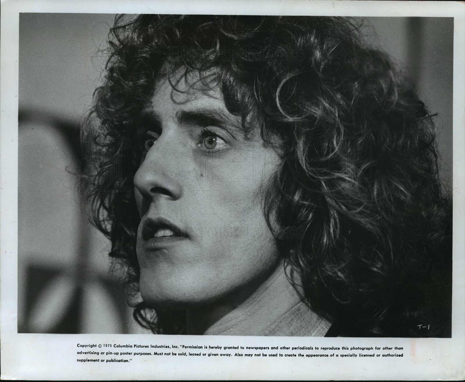 1975 Press Photo Roger Daltrey is having problems wit his hearing - mjx00497- Historic Images