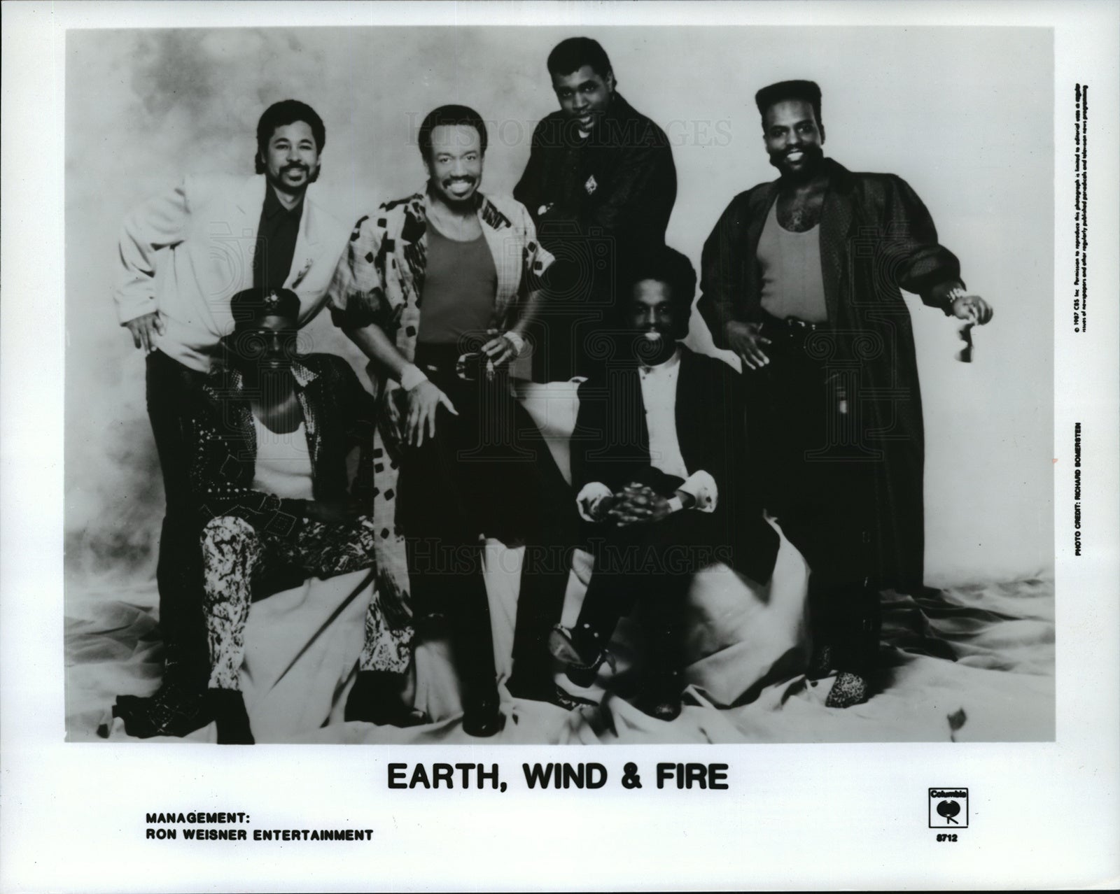 1988 Press Photo Members of Earth, Wind and Fire - mjx00511- Historic Images