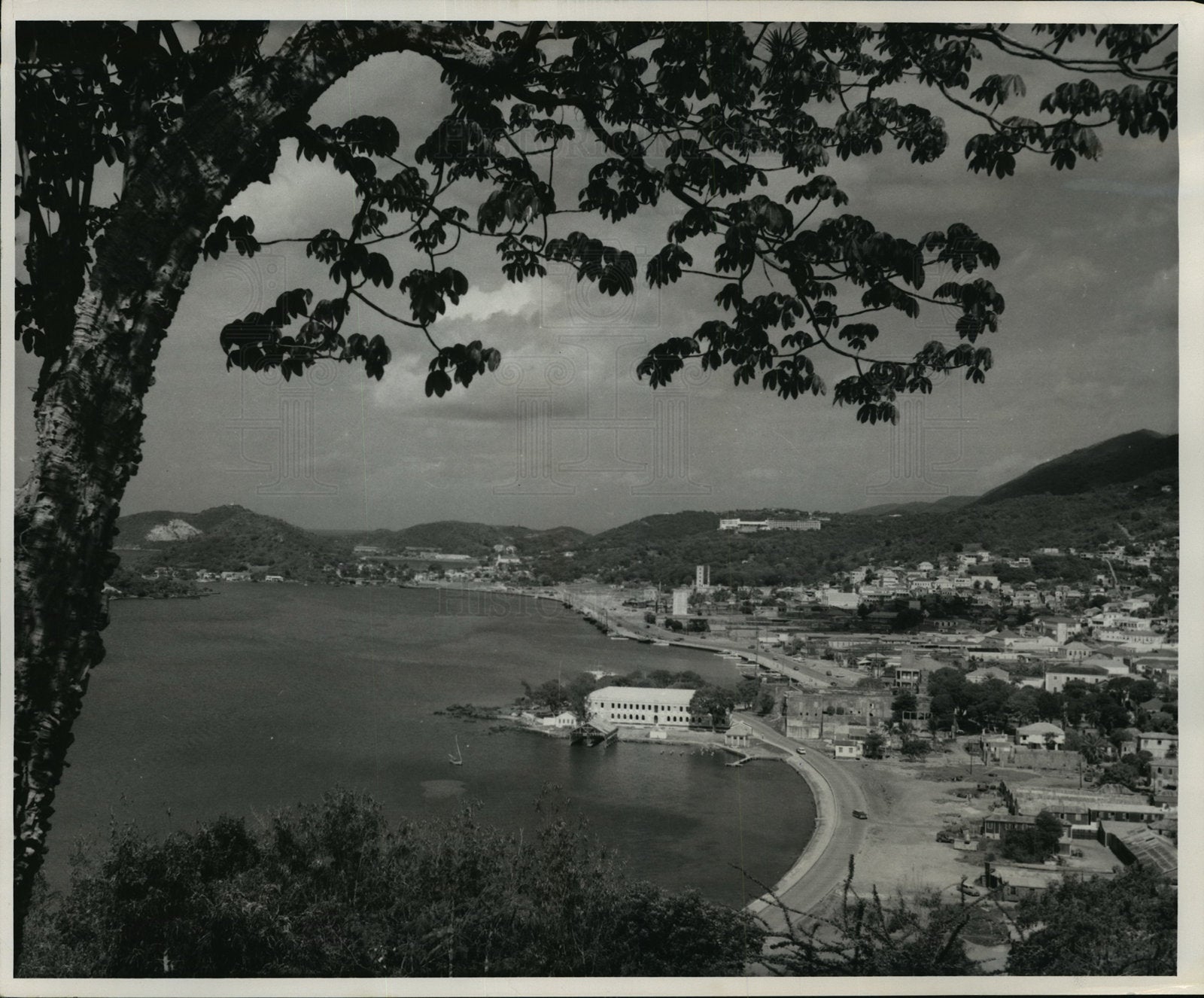 1960 Press Photo Charlotte Amalie, capital of Virgin Islands in the Caribbean- Historic Images