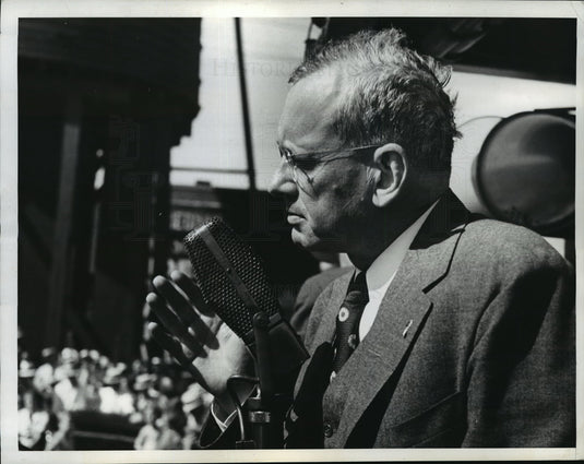 1936 Press Photo Governor Alfred M. Landon of Kansas, Republican candidate