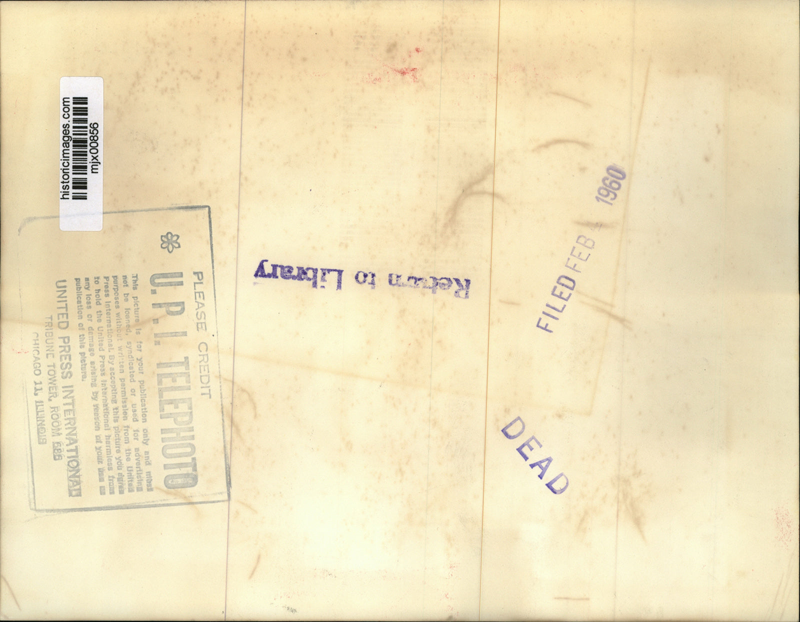 1960 Press Photo Ex-FBI agent Herbert Philbrick with Political Affaits photostat