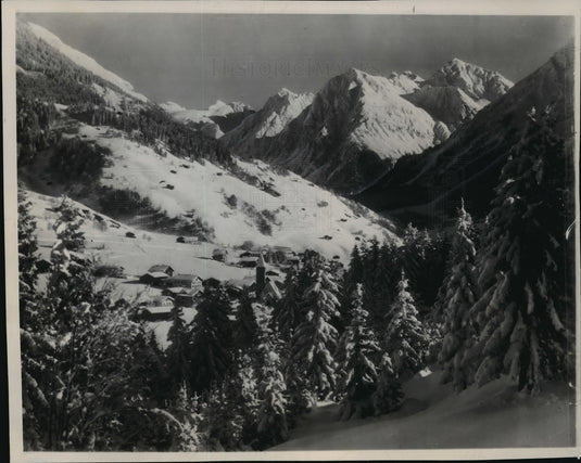 1951 Press Photo Avalanches in Alpine countries resulted to 200 deaths- Historic Images