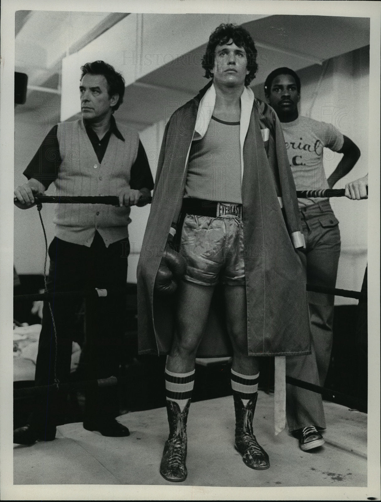 1973 Press Photo Tom Berenger & others star in Flesh and Blood - mjx01011