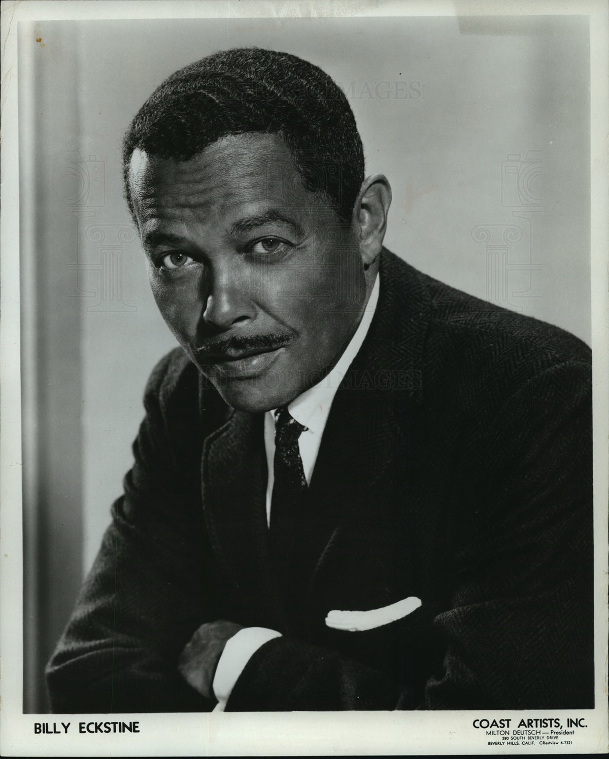 1976 Press Photo Billy Eckstine