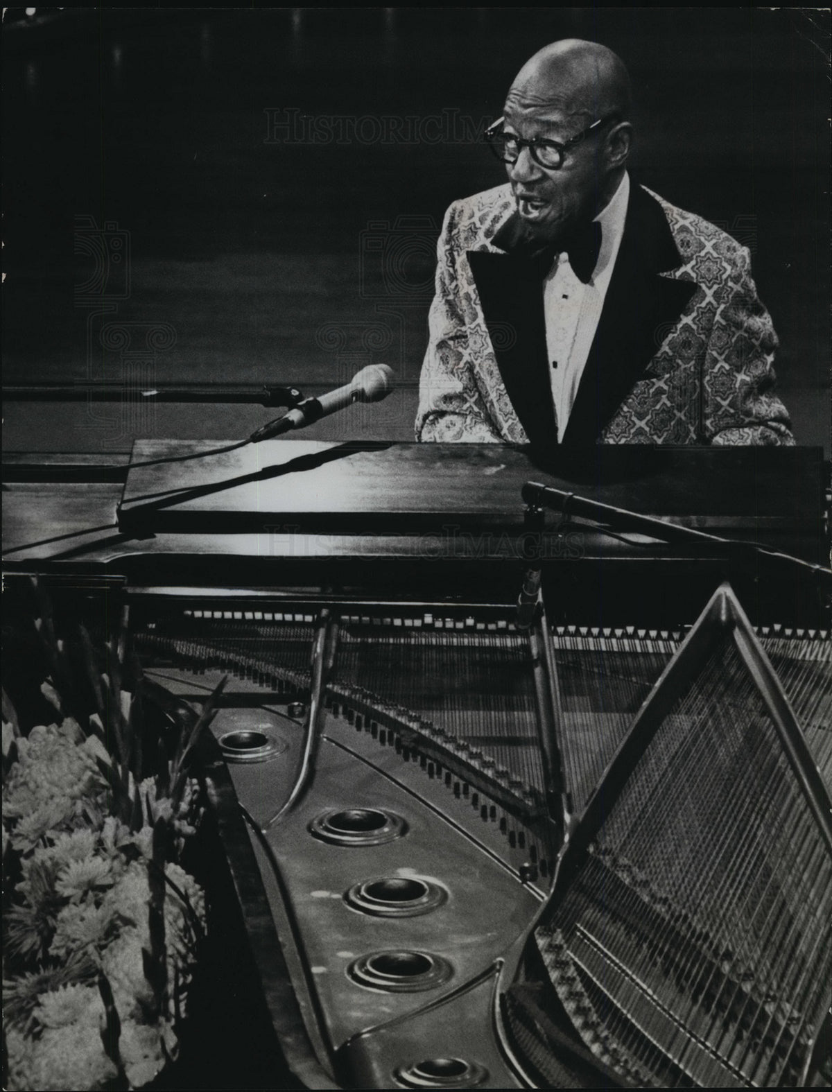 1975 Press Photo Old Timers&#39; Night with Eubie Blake on Evening At Pops on PBS