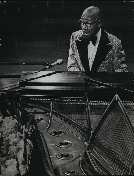 1975 Press Photo Old Timers' Night with Eubie Blake on Evening At Pops on PBS