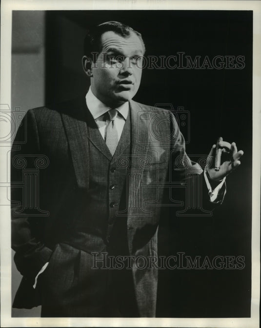 1961 Press Photo Alan King, Comedian - mjx01758- Historic Images