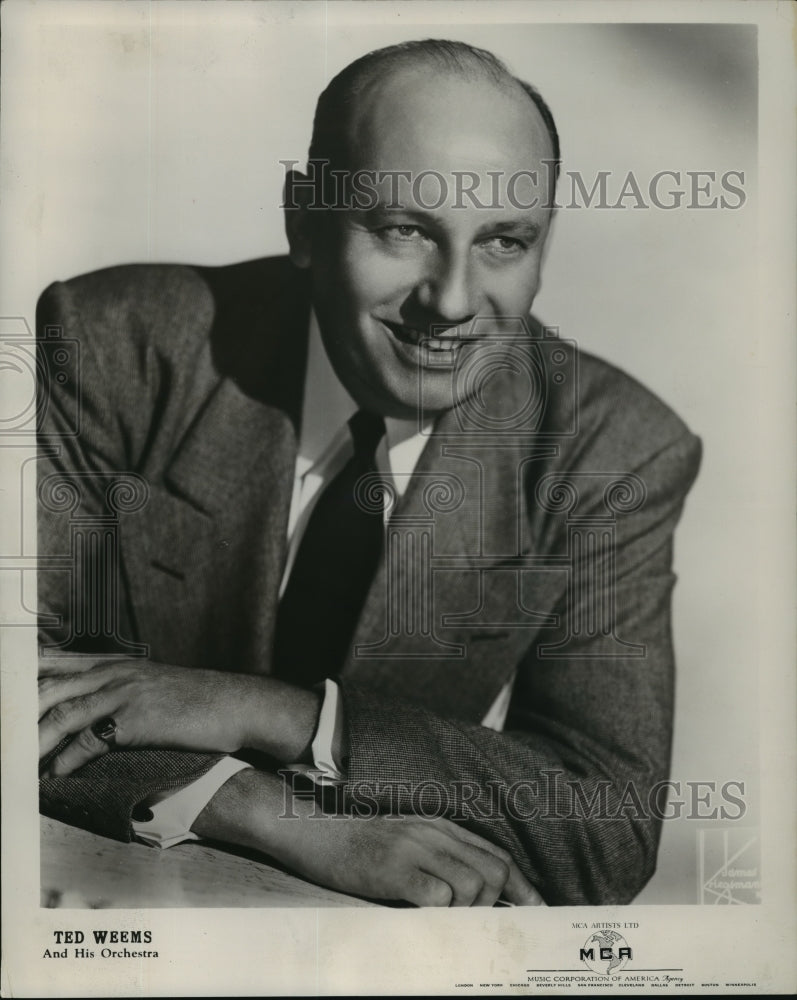 1951 Press Photo Ted Weems often called the starmaker- Historic Images