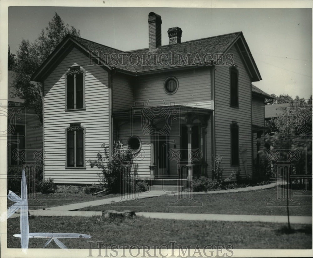 1936 Press Photo House of Dr. B. J. Bill- Historic Images