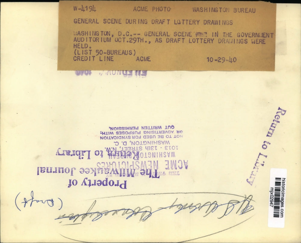 1940 Press Photo General scene in the Government Auditorium - mjx02947