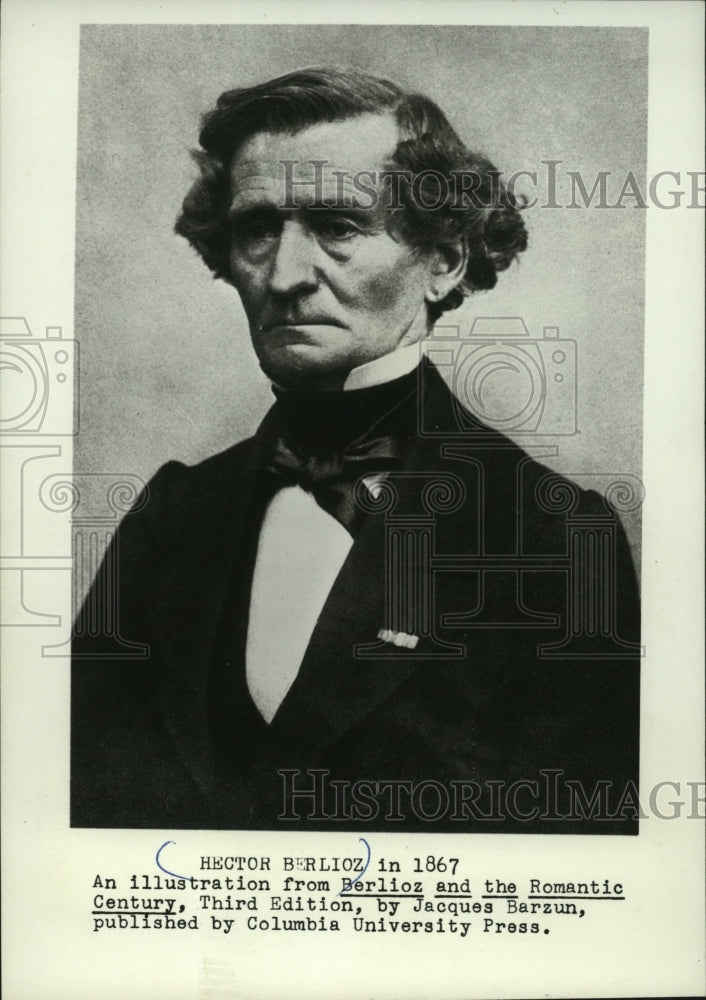 1970 Press Photo Composer Hector Berlioz in 1867- Historic Images