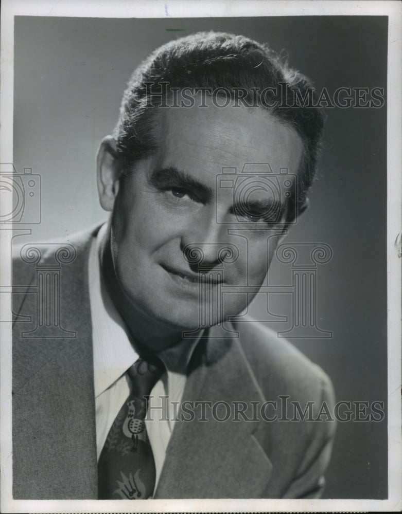 1954 Press Photo Fred Waring, Singer- Historic Images