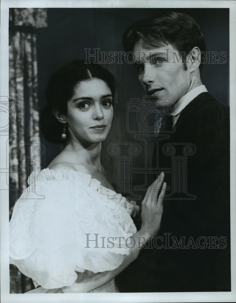 1982 Press Photo Kathleen Beller and John Hammond - mjx06761