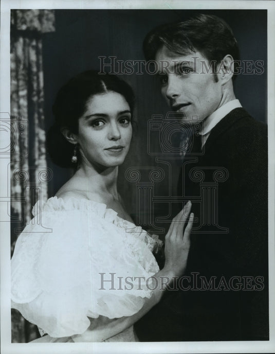 1982 Press Photo Kathleen Beller and John Hammond - mjx06761