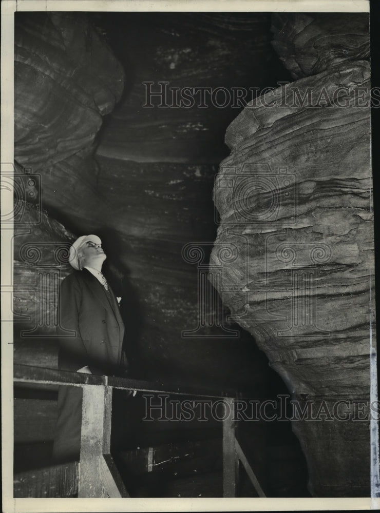 1937 Press Photo Wisconsin Dells, witches&#39; gulch - mjx08251