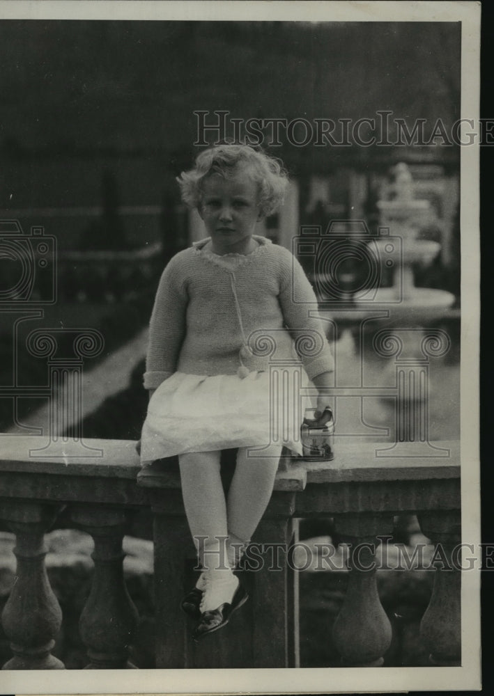 1922 Press Photo Little Marianne Elser, daughter of Mr. and Mrs. Albert Elser- Historic Images