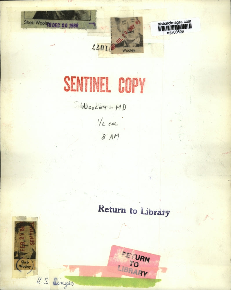 1976 Press Photo Sheb Wooley, singer, U.S. - mjx08699