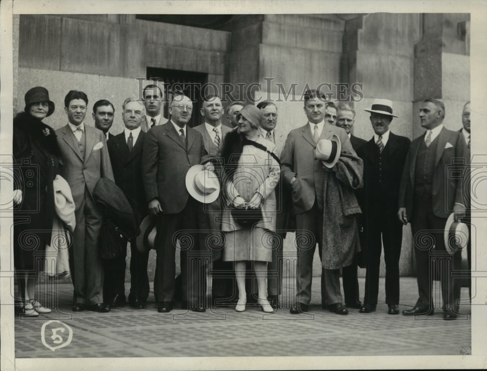 1928 Press Photo The Delegation from Wisconsin - mjx09354