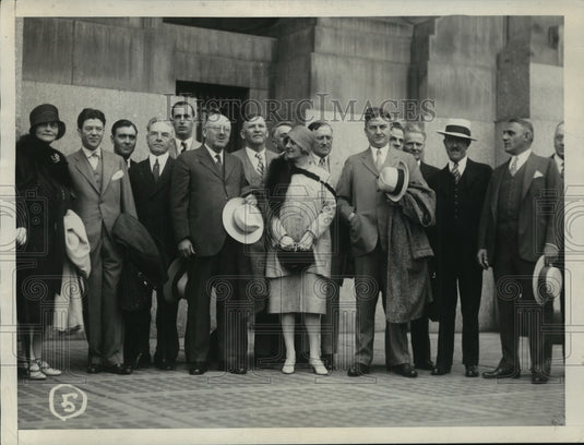1928 Press Photo The Delegation from Wisconsin - mjx09354