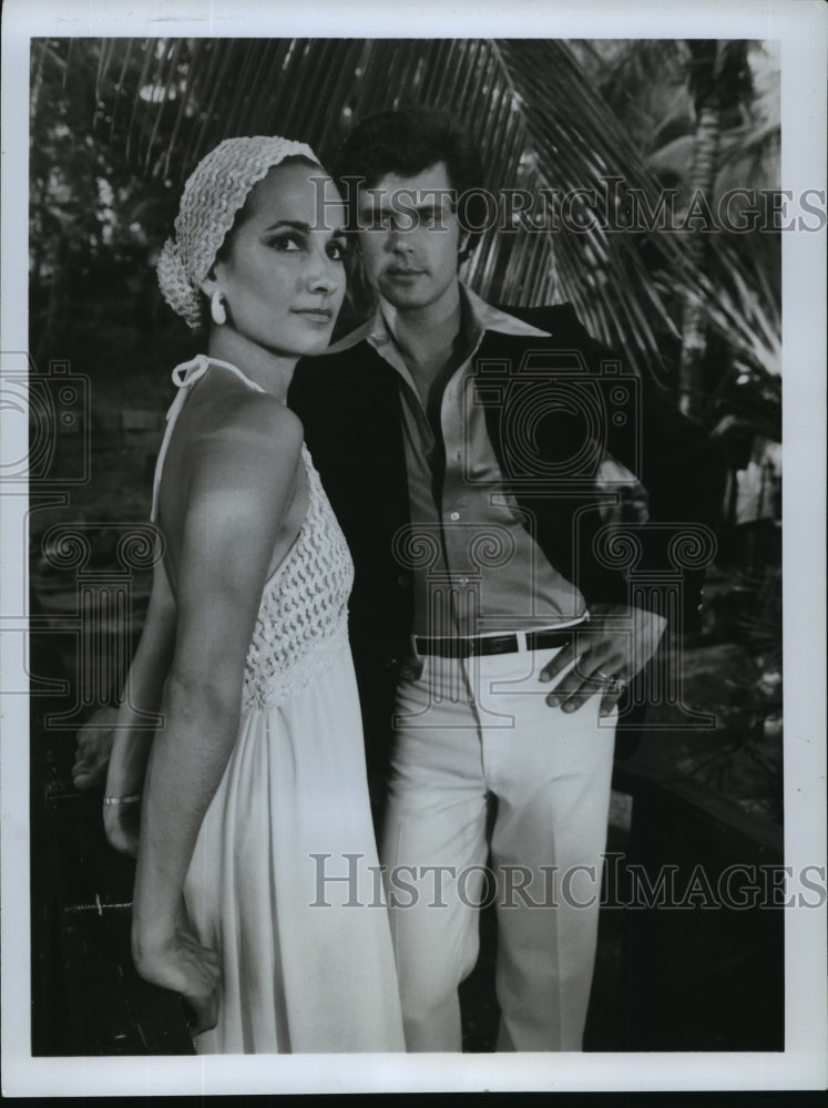 1980 Press Photo Susan Lucci and Dick Shoberg in All My Children - mjx10485- Historic Images