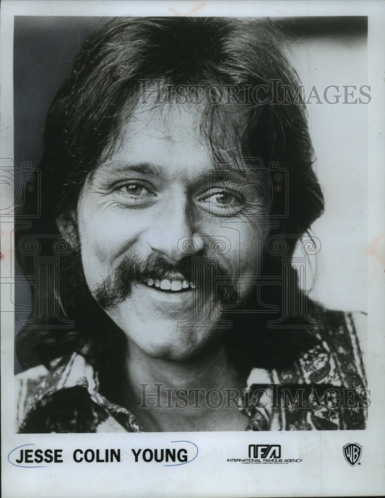 1974 Press Photo Jesse Collin Young, singer - mjx10823- Historic Images