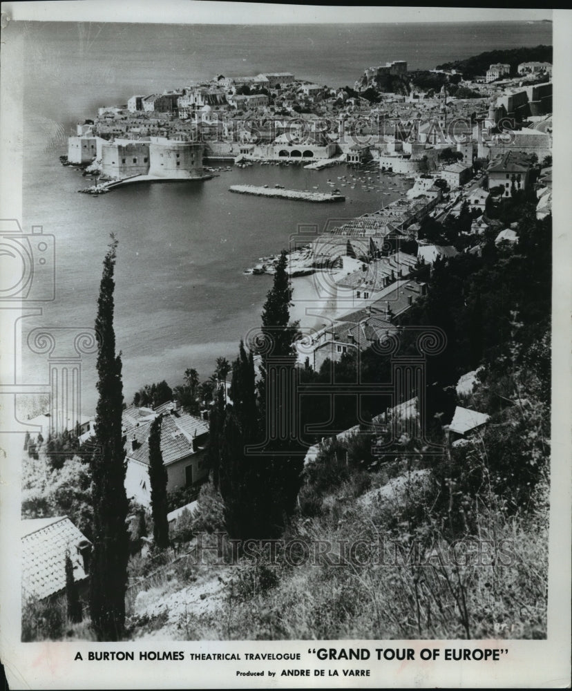 1985 Press Photo Yugoslavia&#39;s fortress of Dubrovnic in Grand Tour of Europe- Historic Images