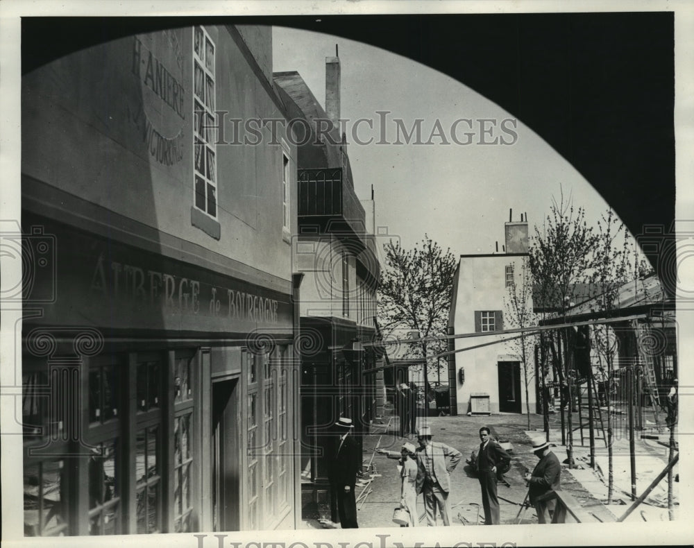 1933 Press Photo Streets of Paris at Chicago's A Century of Progress Exposition
