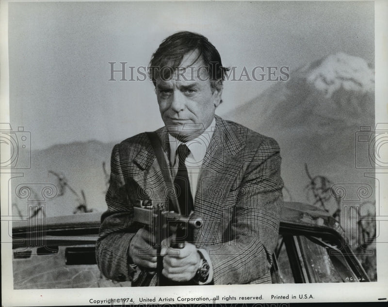Load image into Gallery viewer, 1974 Press Photo Gig Young in "Bring Me The Head of Alfredo Garcia," - mjx11043
