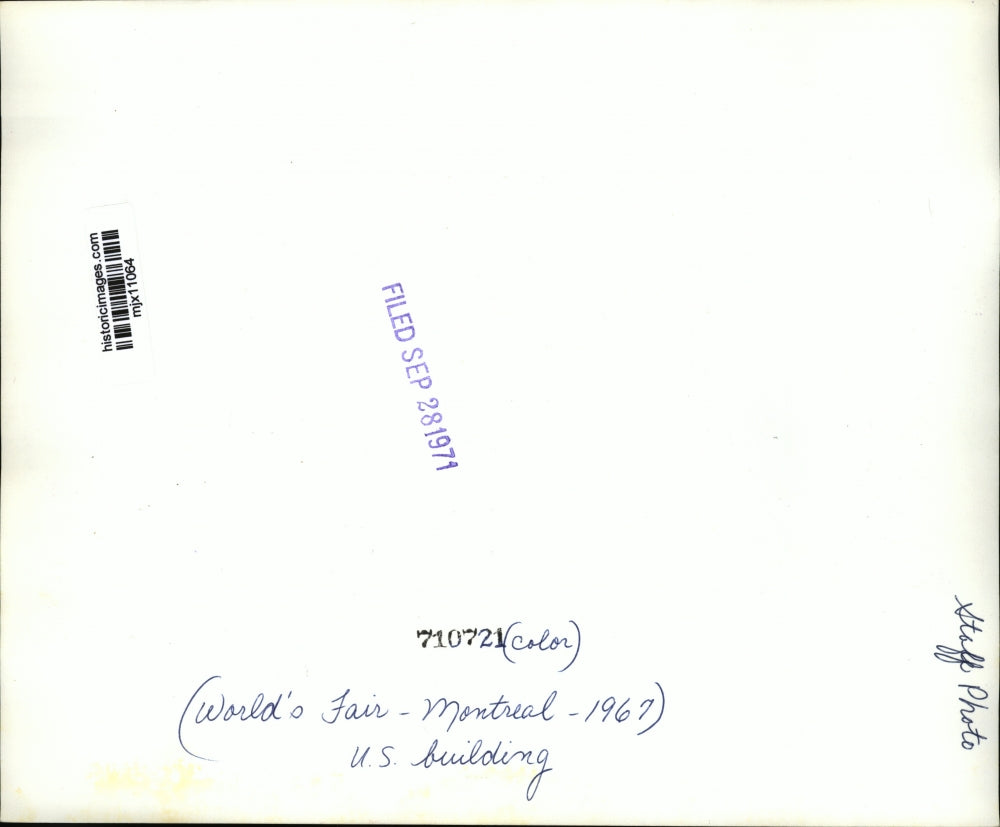 1971 Press Photo World's Fair in Montreal - mjx11064