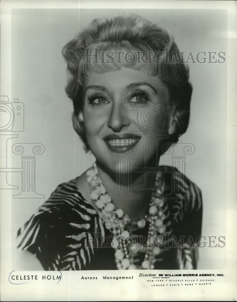 1963 Press Photo Celeste Holm - mjx12674