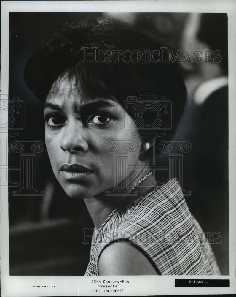 1968 Press Photo Ruby Dee plays in 20th Century-Fox&#39;s &quot;The Incident&quot; - mjx12683