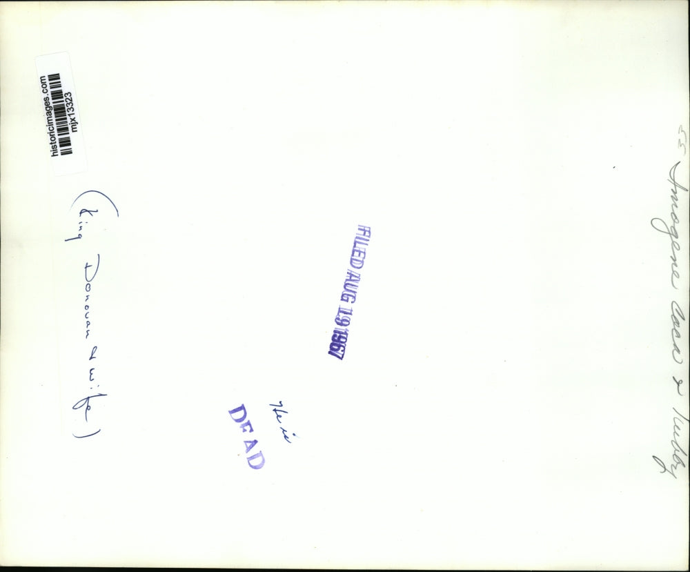 1967 Press Photo King Donovan and his wife, actor. - mjx13323