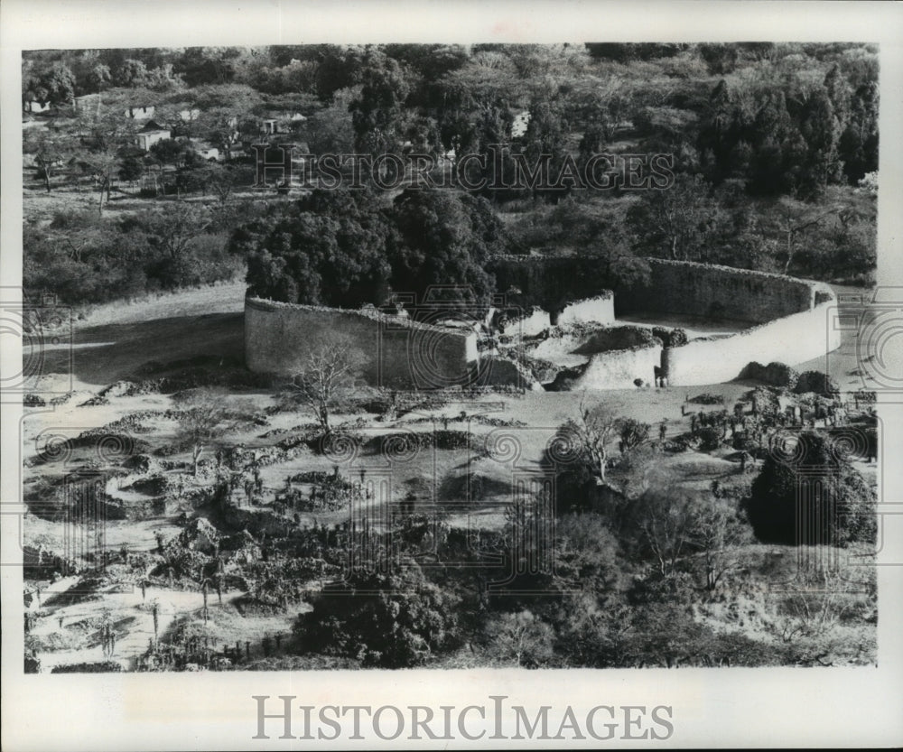 1977 Press Photo Ruins of Zimbabwe in Rhodesia - mjx13356- Historic Images