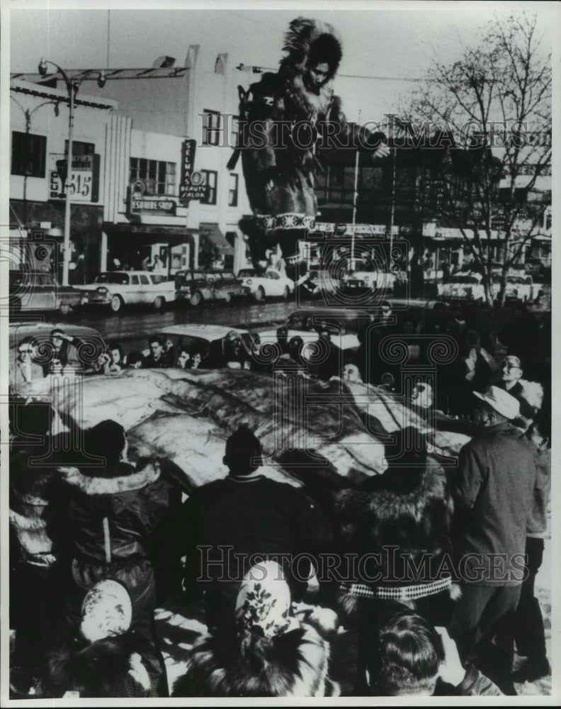 1987 Press Photo Anchorage Fur Rendezvous held each February in Alaska