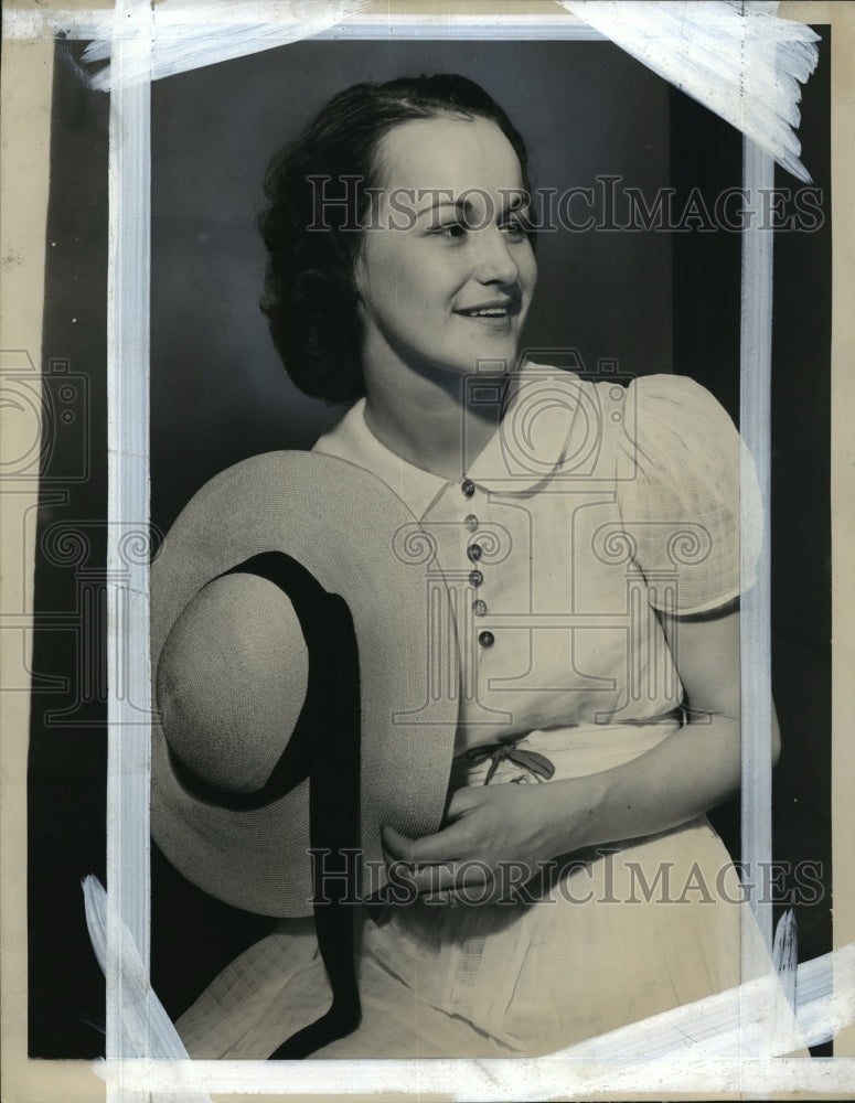 1939 Press Photo Theodora Burbach to wed Harry F. Andrews of Superior- Historic Images