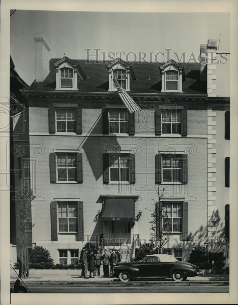 1948 Press Photo Lee House in Washington, D.C. - mjx16419- Historic Images