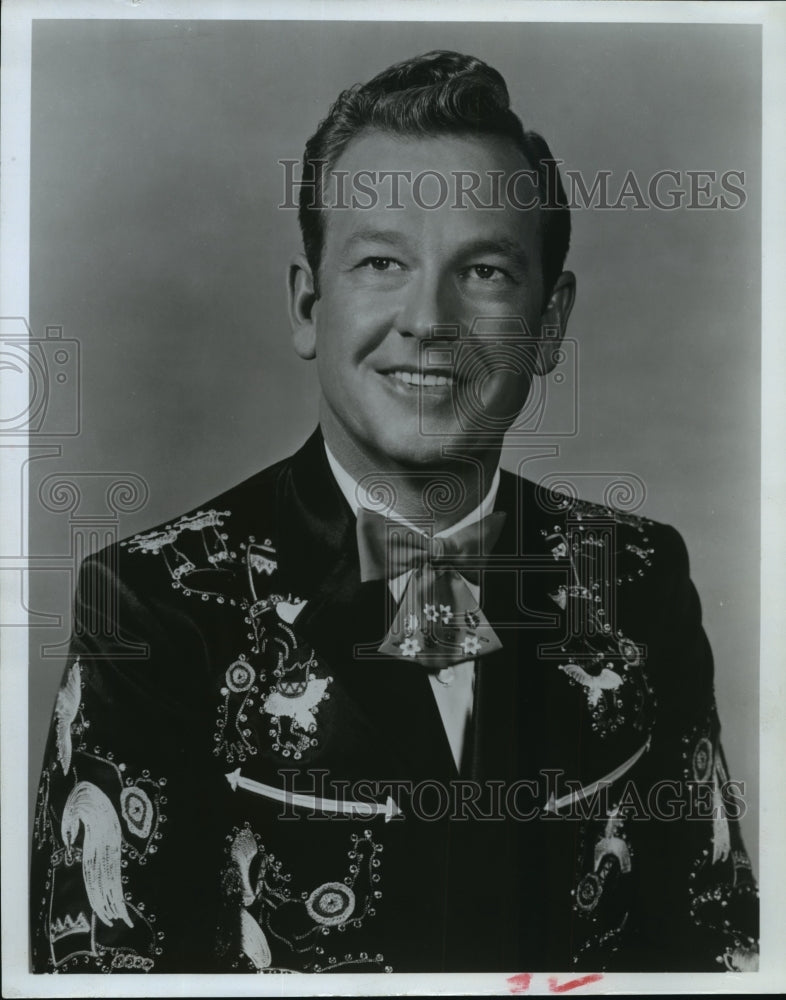 1967 Press Photo Rex Allen, US singer