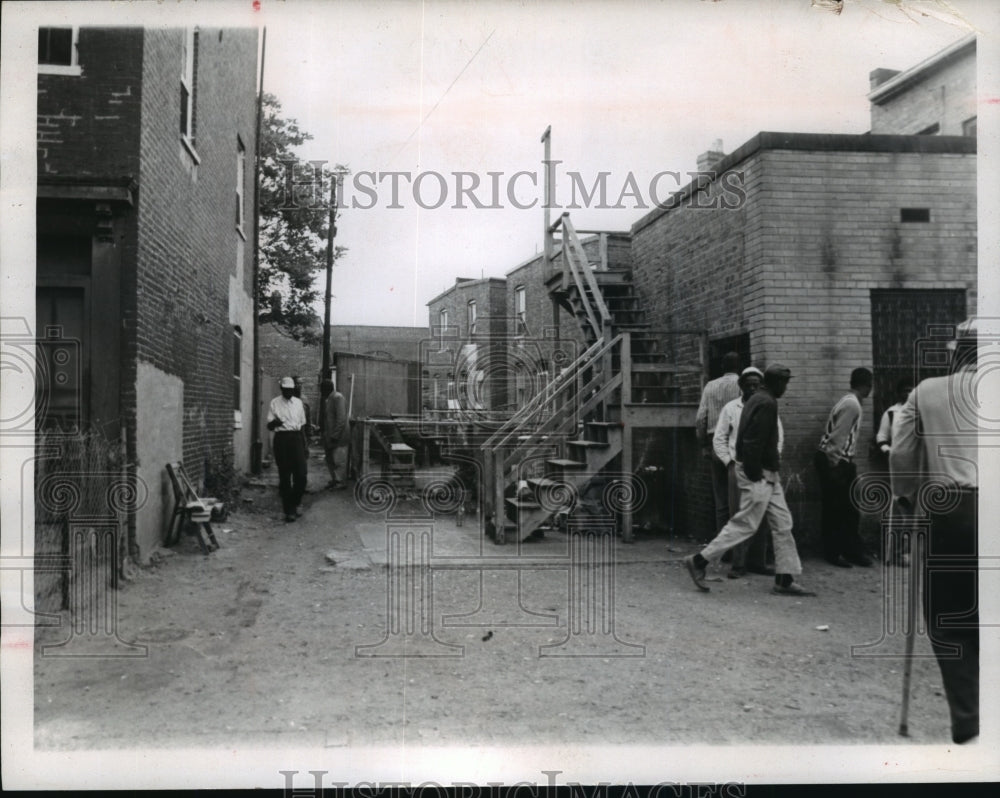 1965 Press Photo rarely seen slums in Washington D.C.