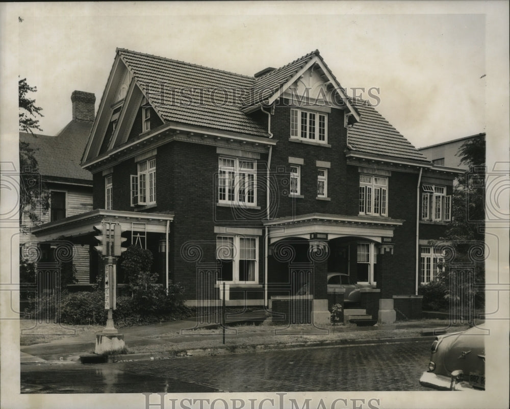 1952 Press Photo Exterior Democratic National Headquarters, Springfield Illinois- Historic Images