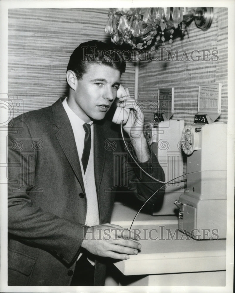 1963 Press Photo Dave Nelson in The Adventures of Ozzie and Harriet