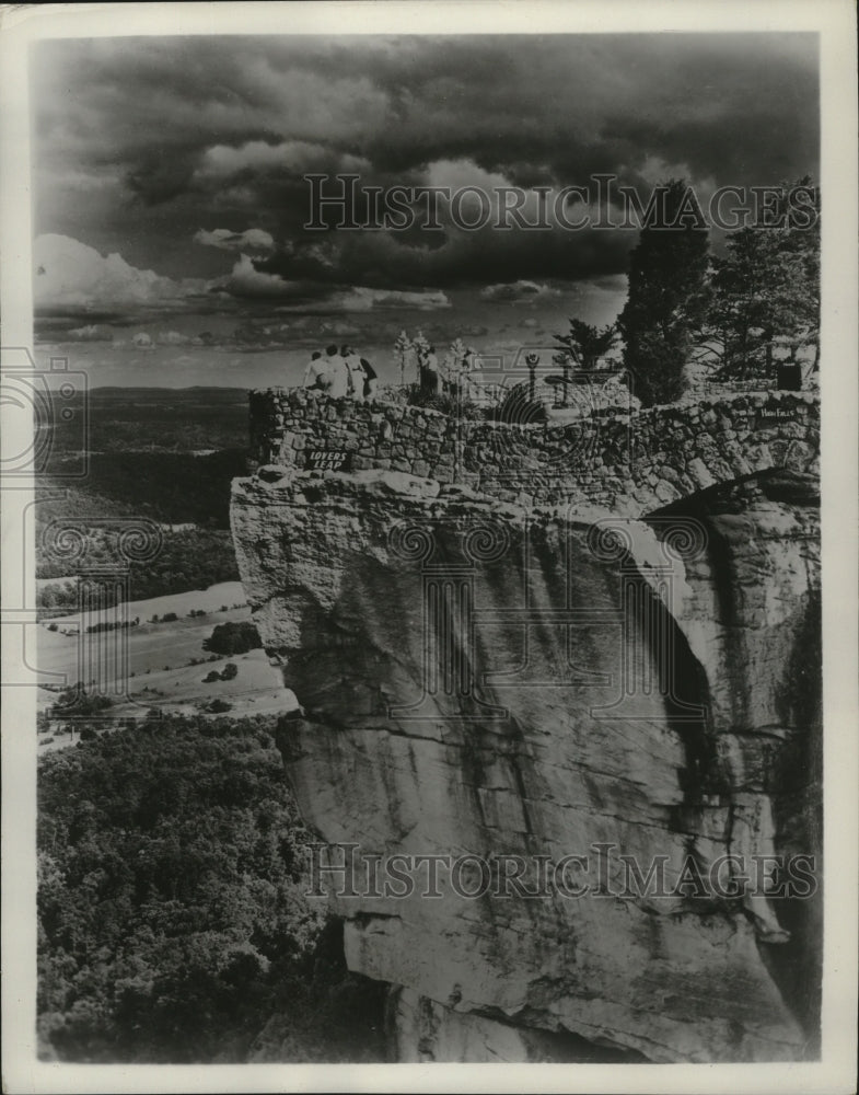 1953 Press Photo Rock City's anniversary at East Tennessee Spring Festival Week