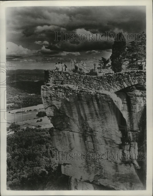 1953 Press Photo Rock City's anniversary at East Tennessee Spring Festival Week