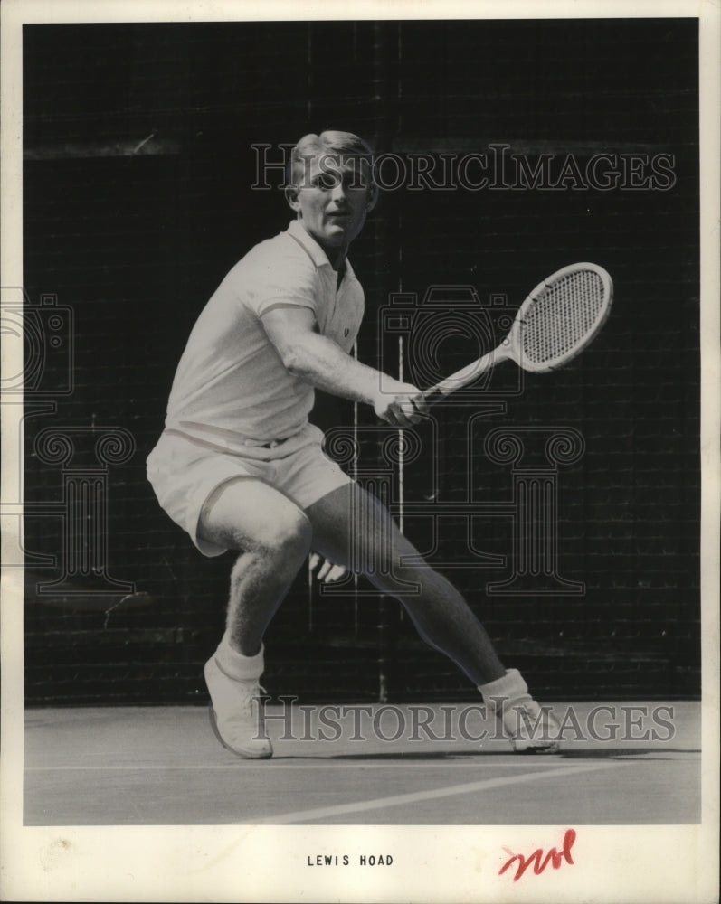 1959 Press Photo Lew Hoad, youngest player to compete on the Davis Cup team.- Historic Images