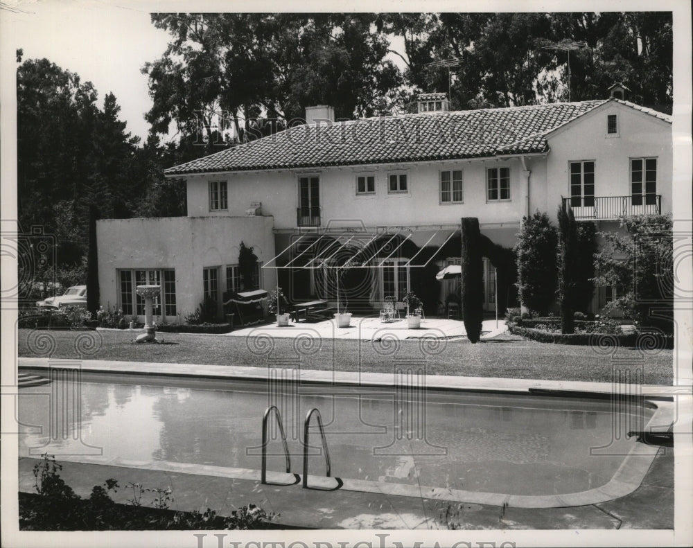 1955 Press Photo Housing for the Soviet Delegation in Hillsborough, California