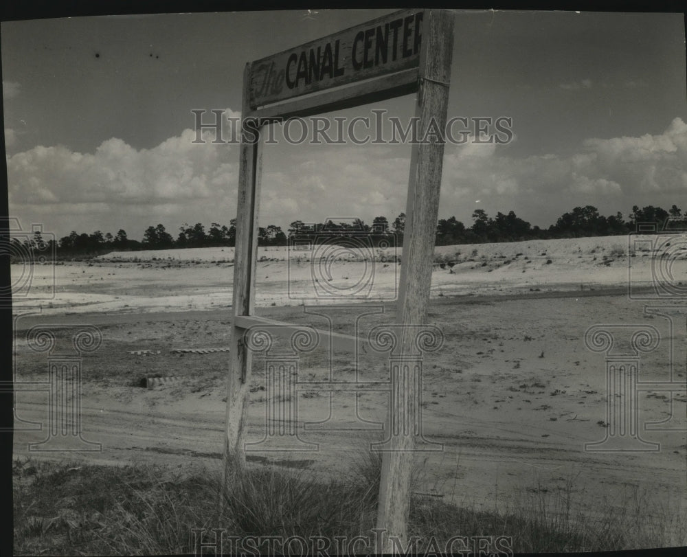 1939 Press Photo Canal Center, Future site of Florida Ship Canal - mjx18497