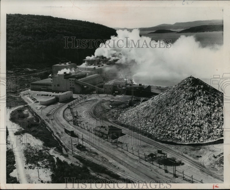 Load image into Gallery viewer, 1952 Press Photo View of Marathon Paper Mills of Canada, Ltd. - mjx18765
